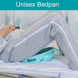 Portable Household Bed Toilet with Cover for Bedridden Patients Pregnant Woman Elderly Paralyzed Disabled Care Bedpan