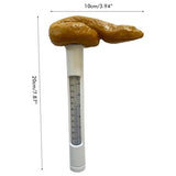 1 PCS Funny Pool Thermometer Floating Poop Prank Pool And Hot Tub Thermometer Poop Summer Swimming Pool Thermometer