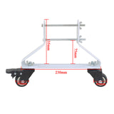 for Spare Holder with Wheel Electric Oil Heater Fi Clip Caster Bracket Universal wheel base bracket fittings