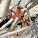 Biscuit Puppy Basket Chain Rubber Safety Personality Anti-Theft Cartoon Cute Bike Lock Bicycle Accessories