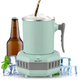 Aluminum Beverage and Mug Electric Bottle Can Cooler Warmer One Click Operation Quick Coog Warming Cup