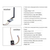 1 GHz - 1.2GHz - 1.3GHz Video Receiver/Transmitter - 700MW VTX Module 8CH, 3.7-5V for Long Range RC Drone 1G3 1G3SE(C)