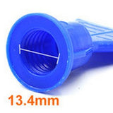 Wave Shape Silicon Cone Cartridge Caulking Spare Part Nozzle Spray Tip for Sealant Dispenser Syringe Accessory 10Pcs/Lot