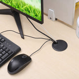10 Pcs 60MM Desk Grommet With Saw Round Cord Cable Hole Cover Wire Organizer For Office Table