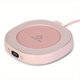 1pc, Smart 55°/131 ° F Thermostatic Heating Cup Mat, Coffee Cup For Heating Coffee, Beverages, Milk