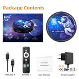 TV98 MAX Android 12 Smart TV Box Allwinner H618 4G 64GB 8K 2.4G 5.8G Dual Band WiFi6 BT4.0 Voice Remote Control Set top box