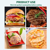 press Non-Stick Burger Press Perfect Hamburger Mold Ideal for BBQ Essential Kitchen & Grilg Accessories