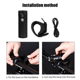 ESLNF Bike Rainproof 400\800Lumen Bicycle Front Light USB Charge 4000mAh IPX6 Waterproof LED Headlight Cycg Flashlight