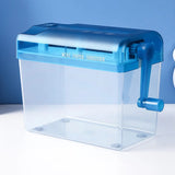 Mini Manual Paper Shredder A6 Office Document Destroyer Receipts Tickets Thick Cardstock Cutting hine 18x15x10.5cm