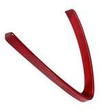 Front Grill Protective Trim V Shape Real Carbon Fiber Durable Bumper Grill Cover for Car Styling