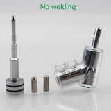 Self-Locking Banana Plug Hi-End Copper Speaker Terminal Connector Y-Shaped Adapter Rhodium Plated 1Pair
