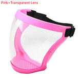 Security Protection Transparent Full Face Shield Safety Glasses Protective Cover Windproof Anti-Fog Eye Protection Face Mask
