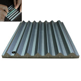 Aluminium Alloy Edge Beveler Repair Tool DIY Leather Tool For Sharpening Leather Beveler Skiver Grooving Carving Trimming Tools