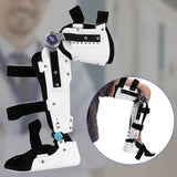 Medical Adjustable Knee Fixed Brace Joint Leg Orthotics Support Protector Stabilizer Fracture Fix Rehabilitation Left