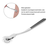 Neuro Wartenberg Zine Alloy 22 Metal Spikes Diagnostic Pinwheel for Testing Nerve Sensitivity