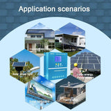 MPPT Solar Charge Controller Tool 12V 24V 36V 48V Solars Panel Battery Smart Regulator Lead Acid/Lithium 60A 70A 80A 90A 100A