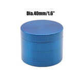 CRUSHER 40/50/63mm Dry Herb Grass Tobacco Grinder Zinc Alloy 4 Laye Manual Spice Herbal Grinders for Smoking Accessories