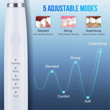 Electric Cleaner Dental Calculus Scaler Teeth Whitening Plaque Coffee Stain Tartar Removal High Frequency Sonic Toothbrush