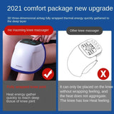 Single multifunctional massagers pressure vibration massage instrument far infrared heat knee massager