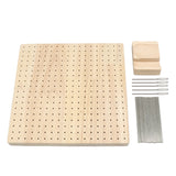 Wooden Blocking Board With 324 Small Holes Granny Square Crochet Board For Setting Sewing Knitting Knitting Patterns Artworks