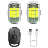 Waterproof 2.4g Remote Control Warning Lights 30 Modes Strobe Lamp Wireless Universal for Aircraft Drones