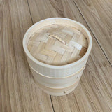 Set, Bamboo Steamer Basket (10.16cm To 20.32cm), 2 Tiers Traditional Dumpling Steamer Basket With Lid, Durable Dim Sum Steamer ,For Cooking Vegetables, Bao, Buns, Fish, Meat, Kitchen Utensils, Kitchen Gadgets, Kitchen Accessories, Home Kitchen Items