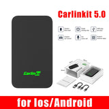 CarKit 5.0 4.0 Wired to Wireless CarPlay Adapter Smart Car Ai Box Auto Dongle Multimedia Player for iOS & Android