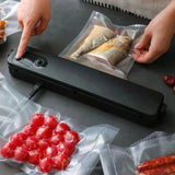 Kitchen Automatic Commercial Household Food Vacuum Sealer Packaging hine Include 10Pcs Bags