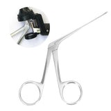 Professional Stainless Steel Cleaning Aural Forceps For Ear Treatment Endoscope Earwax Remover Tweezer Clip Tool