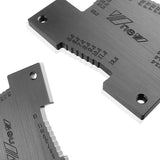2PCS/Set For table saw ,milling machine, flip-chip engraving measuring cutter head height ruler Measuring Tool Woodworking tools