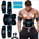 1 set of EMS smart massager abdominal and arm stimulator trainer muscle exercise lazy home fiess equipment