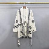 Heavy Industry Hand-embroidered Cashmere Knitted Cardigan