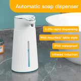 400ml Automatic Foam Soap Dispenser - Bathroom Smart Washing Hand Machine with USB Charging. Mounted Infrared Sensor.