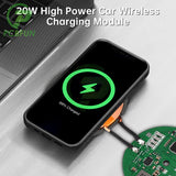 20W Car Charging Mobile Phone Wireless Charger Module with Three Coil Transmission End 24V 12V Wide Voltage