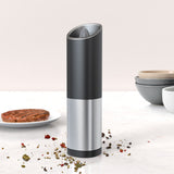 2Pcs Electric Pepper Grinder Set Automatic Gravity Operation Seasoning Masher Shaker Kitchen Salt Spice Grinding Tools C