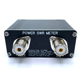 Max 200W 1.6-50MHz HF Frequency Band Shortwave Power Standing Waves Digital Display PWR SWR Meter with 1.29 Inch