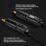 Ambition Torden Brushless Motor 34mm Wireless Tattoo Machine Pen Battery with Portable Power Pack 2200 Mah For Body Art