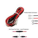 DIY 12-24V Waterproof Cigarette Lighter Charger Adapter Car Power Outlet Socket Receptacle 3PCS 60CM Cable