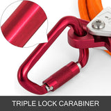 Steel Wire Core Flip Line Kit Adjustable Climbing Positioning Rope for Arborists Tree Climbers Outdoors