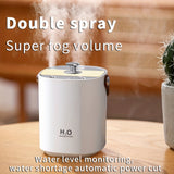 1pc Air Humidifier Dual Spray Nozzle 40.58 Oz Large Capacity Heavy Mist Volume Bedroom Home Ultra-quiet Air Conditioning Room