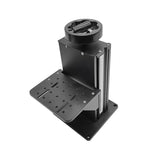 Optical experiment lifting platform aluminum alloy column T-shaped screw manual lifter Z-axis displacement slide table