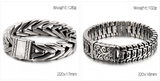 316 Stainless Steel Personalized Flower-shaped Buckle Titanium Steel Trendy Bracelet