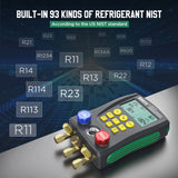 Set Gauges Hvac and AC Recharge Kit Refrigeration Digital Manifold Gauge Meter r134A