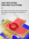 LCD Separator Preheating Plate Station for Phone Flat Edge Screen Glass Split hine