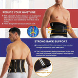 Men's Waist Training Belt, Weight Loss, Abdominal Control, Body Shaping Belt, Sweat Belt