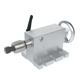Movable Mohs CNC Tailstock Telescc Stroke 45MM Center Height 65MM for 4 MT2 Rotary Axis Woodworking Lathe Tools