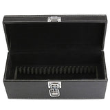 N PCGS ANACS Certified Coin Holders Slabs Storage Box Case Faux Leather For Coins Boxes