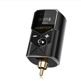 Ambition  Wireless Tattoo Battery Power Supply RCA Interface 1950mAh portable LCD Display For Rotary Machine Fast Charger