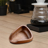 Weighing Espresso Dosing Cup Portable Bowl Wood Coffee Bean Measuring Container for Household