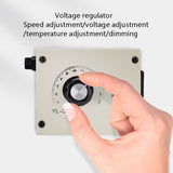 AC220V Exhaust Fan Single-Phase 18A Thyristor 3KW Stepless Speed Switch Voltage Regulator